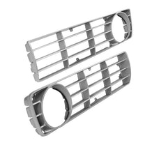 GRILLE INSERTS "ARGENT" USA MADE - 73-75 F-100/F-350