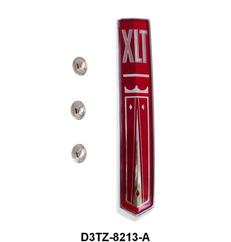 GRILLE EMBLEM - 73-76 F-100/F-350 "XLT"