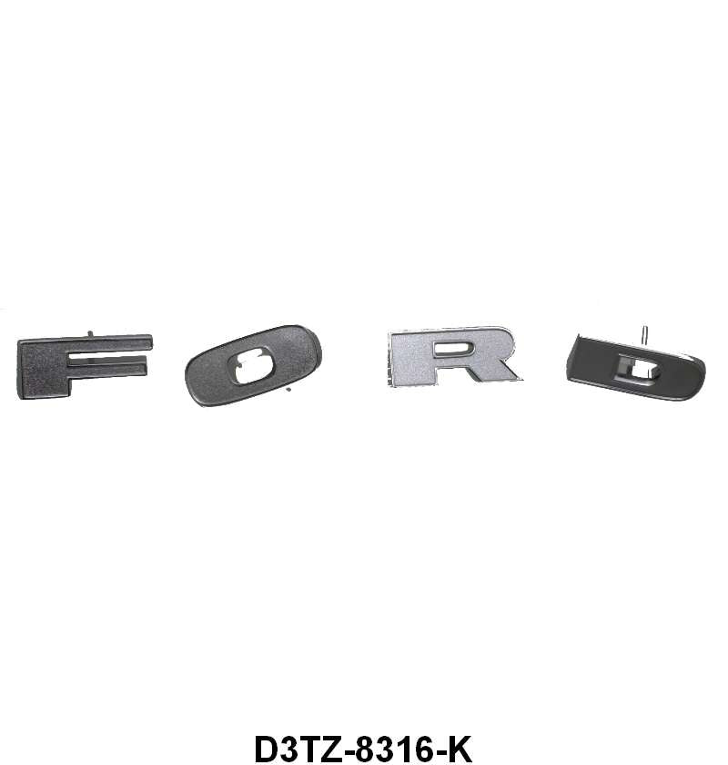 GRILLE "FORD" LETTERS - 73-77 F-100/F-350