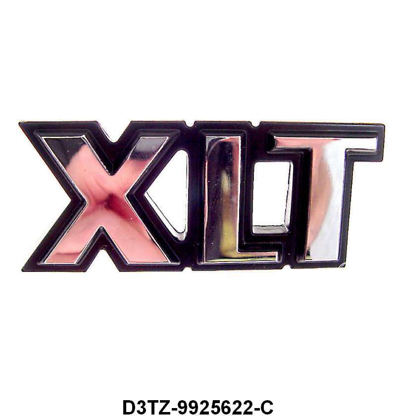 BED SIDE EMBLEM - 73-76 F-100/F-350 - XLT