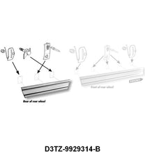 REAR OF BED ROCKER MOLDING - 73-79 F-100/F-350 RH