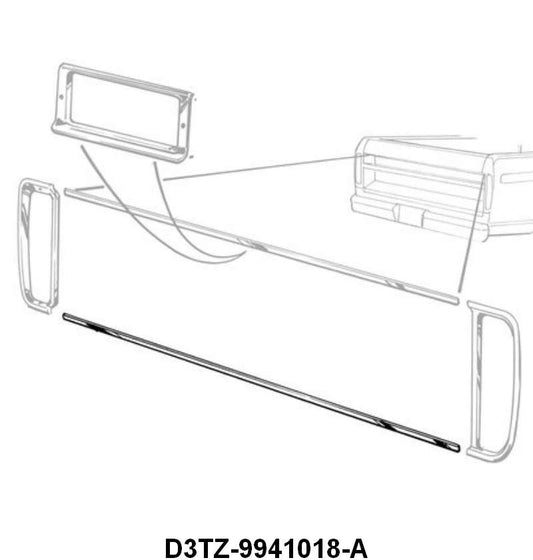 STYLESIDE LOWER TAILGATE MOLDING - 73-79 F-100/F-350