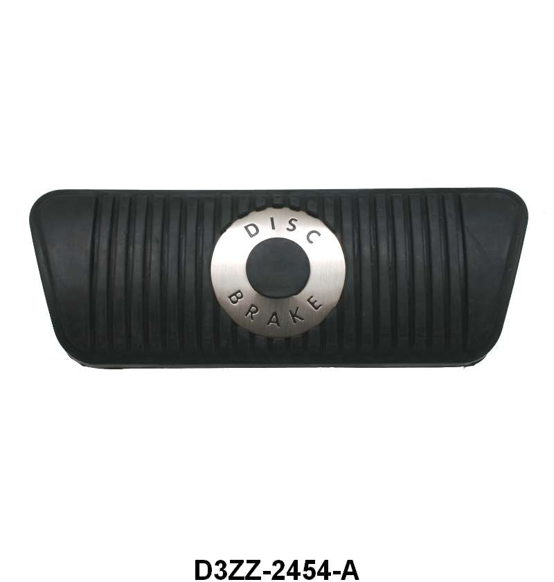 AUTOMATIC BRAKE PEDAL PAD - 68-70 MUST, 68-70 FLCN, 68-71 FRLN W/DISC