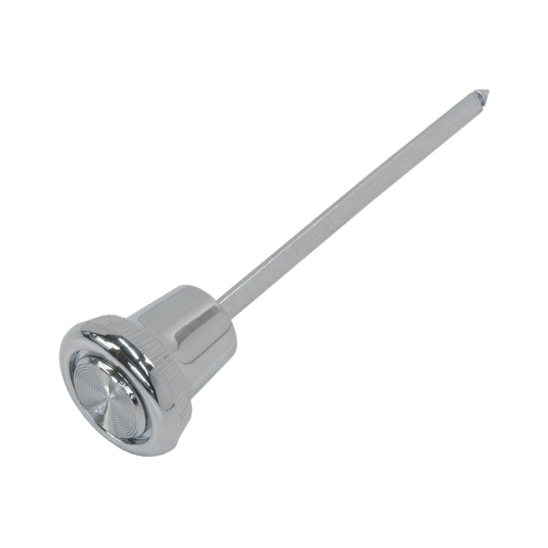 HEADLIGHT SWITCH KNOB WITH SHAFT - 75-79 F-100/F-350 CHROME