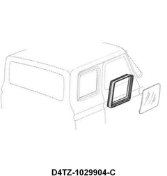 MOVEABLE QUARTER WINDOW SEALS - 74-79 F-100/F-350 SUPER CAB