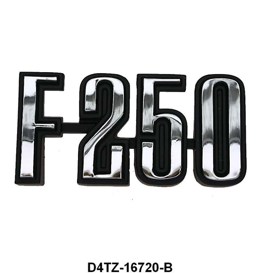 FRONT FENDER EMBLEM - 73-76 PICKUP "F-250"