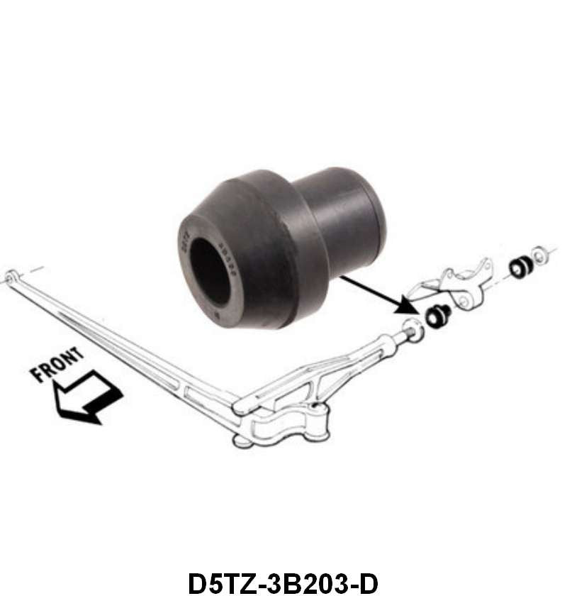 RADIUS ARM FRONT BUSHING - 76-78 F-100/F-350, 2 REQ