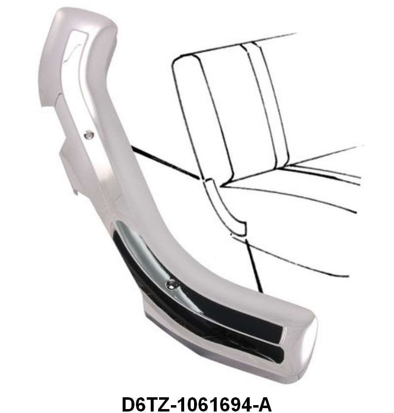 SEAT BACK PIVOT COVERS - 74-79 F-100-350 RIGHT HAND