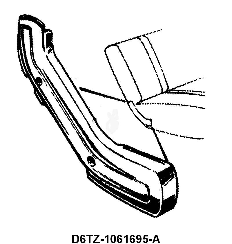 SEAT BACK PIVOT COVERS - 74-79 F-100-350 LEFT HAND