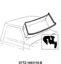 WINDSHIELD SEAL WITH GROOVE FOR PLASTIC CHROME - 77-79 F-100/F-350