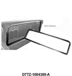 DASH TRIM AROUND GLOVE BOX - 73-79 F-100/F-350 WOODGRAIN AND CHROME