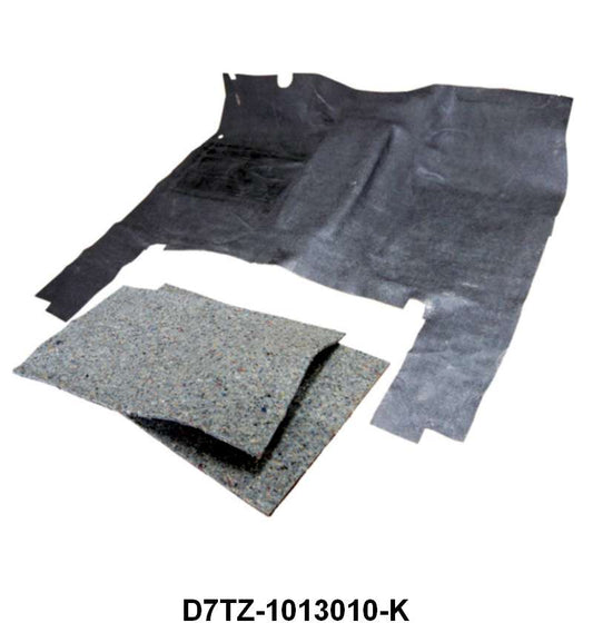 FORD TOOLING RUBBER FLOOR MAT - 73-79 F-100/F-350 WITH 8" HUMP