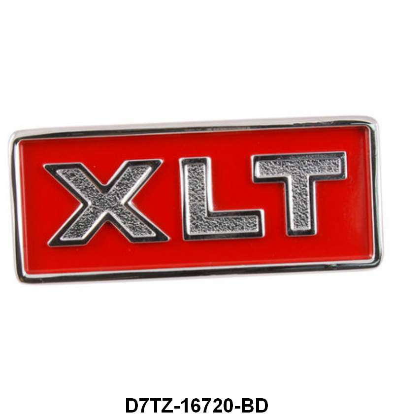 COWL SIDE EMBLEM - 77-79 PICKUP "XLT"