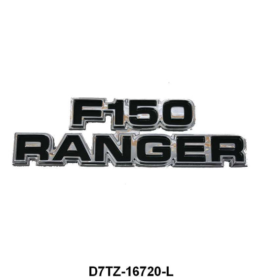 COWL SIDE EMBLEM - 77-79 PICKUP "F-150 RANGER" 2 REQUIRED