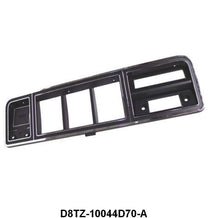 INSTRUMENT CLUSTER BEZEL - 73-79 F-100/F-350 BLACK & CHROME WITHOUT A/C