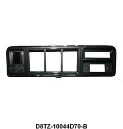 INSTRUMENT CLUSTER BEZEL - 73-79 F-100/F-350  BLACK & CHROME WITH A/C