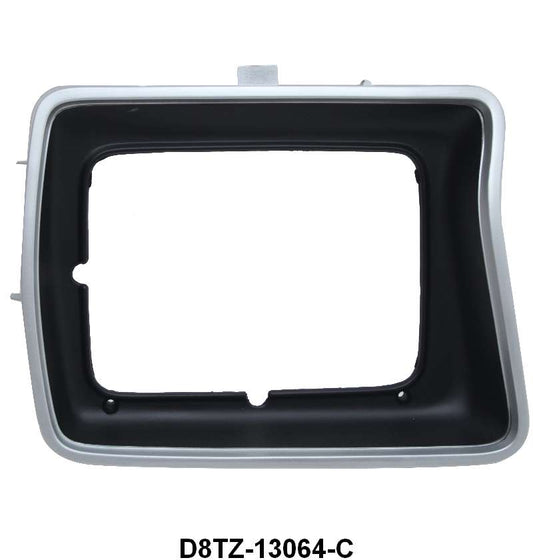 HEADLIGHT DOOR/BEZEL - 78-79 F-100/F-350 RH "SQUARE" ARGENT