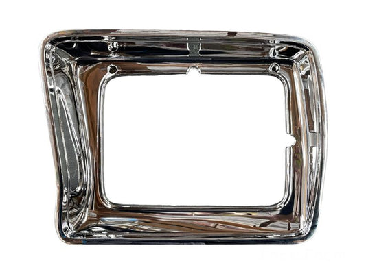 HEADLIGHT DOOR/BEZEL - 78-79 F-100/F-350 LH "SQUARE" CHROME