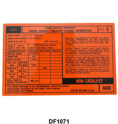 EMISSION DECAL - 79 F-100/F-350 460 W/AUTO