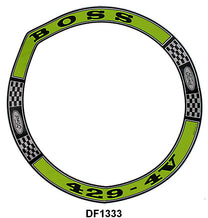 MUSTANG AIR CLEANER ENGINE SIZE DECAL - 70 MUSTANG BOSS 429