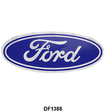 FORD OVAL DECAL WITH CLEAR BACKGROUND - 3-1/2"