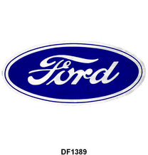 FORD OVAL DECAL WITH CLEAR BACKGROUND - 6-1/2"