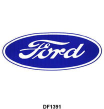 FORD OVAL DECAL WITH CLEAR BACKGROUND - 17"