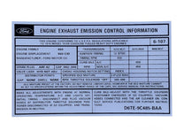 EMISSION DECAL - 76 F-100/F-350 460