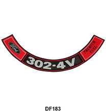 UNIVERSAL AIR CLEANER DECAL - 70-71 ALL 302-4V