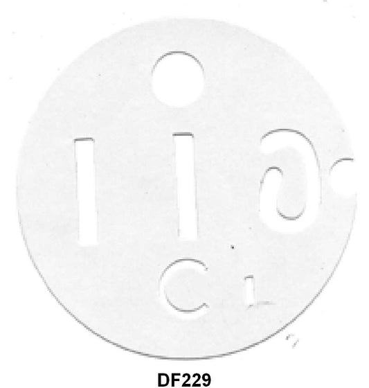 ENGINE FOUNDRY WATER PUMP TAG - 54-58 PASS/F-100/350 272, 292, 312