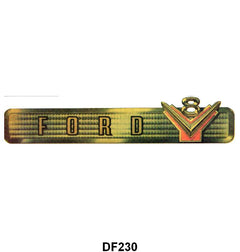 VALVE COVER DECALS - 54 PASS 239 "FORD V8"