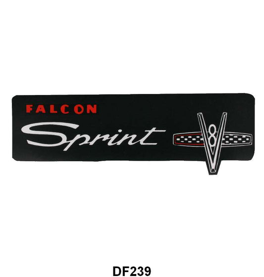 VALVE COVER DECAL - 63-64 FALCON "SPRINT V8"