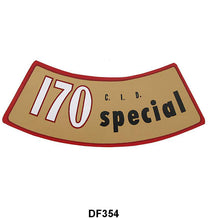 AIR CLEANER DECAL - 61-64 FALCON, RANCHERO, "170 SPECIAL"