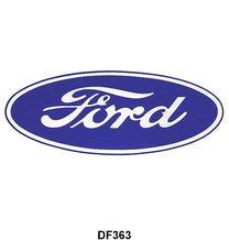 FORD OVAL DECAL WITH WHITE BACKGROUND - 9 1/2"