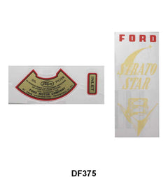 OIL FILTER DECAL - 52-53 PASS, 52-53 F-1/F-250 V8