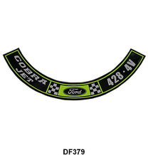 AIR CLEANER DECAL - 70 MUSTANG 428-4V COBRA JET
