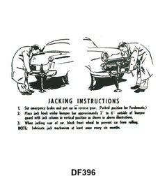 JACK INSTRUCTION DECAL - 52-53 PASSENGER