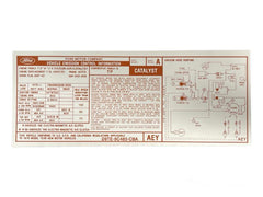 EMISSION DECAL - 79 F-100/F-350 460 W/AUTO, CALIFORNIA