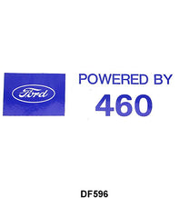 UNIVERSAL VALVE COVER DECALS - "POWERED BY 460"