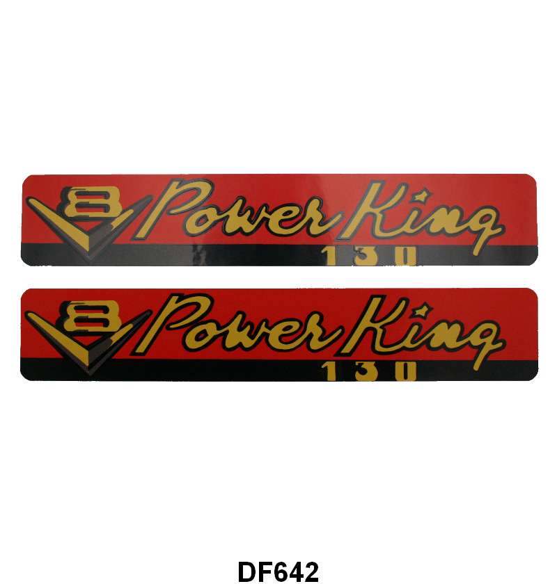 VALVE COVER DECALS - 54 F-100/F-350, 239 "POWER KING 130"