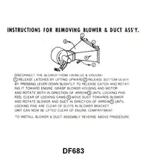 HEATER BOX INSTRUCTION DECAL - 52-54 PASSENGER