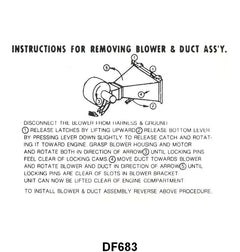 HEATER BOX INSTRUCTION DECAL - 52-54 PASSENGER