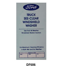 WINDSHIELD WASHER BOTTLE BRACKET DECAL - 48-52 F-1/F-3