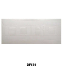 STEPSIDE TAILGATE LETTER DECALS - 53-72 PICKUP WHITE LETTERS