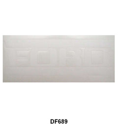 STEPSIDE TAILGATE LETTER DECALS - 53-72 PICKUP WHITE LETTERS