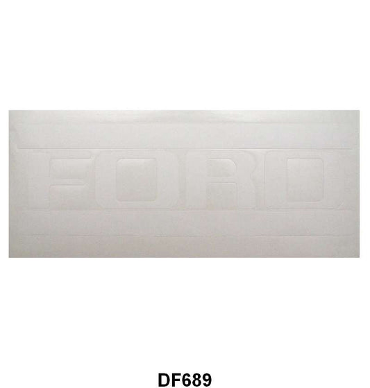 STEPSIDE TAILGATE LETTER DECALS - 53-72 PICKUP WHITE LETTERS