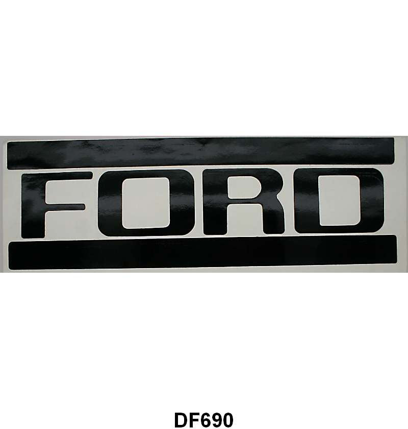 STEPSIDE TAILGATE LETTER DECALS - 53-72 PICKUP BLACK LETTERS