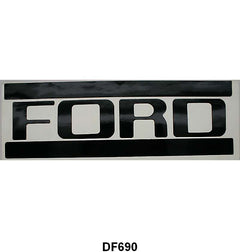 STEPSIDE TAILGATE LETTER DECALS - 53-72 PICKUP BLACK LETTERS