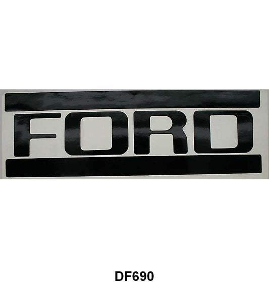 STEPSIDE TAILGATE LETTER DECALS - 53-72 PICKUP BLACK LETTERS