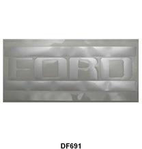 STEPSIDE TAILGATE LETTER DECALS - 53-72 F-100, SILVER